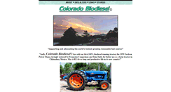 Desktop Screenshot of coloradobiodiesel.com
